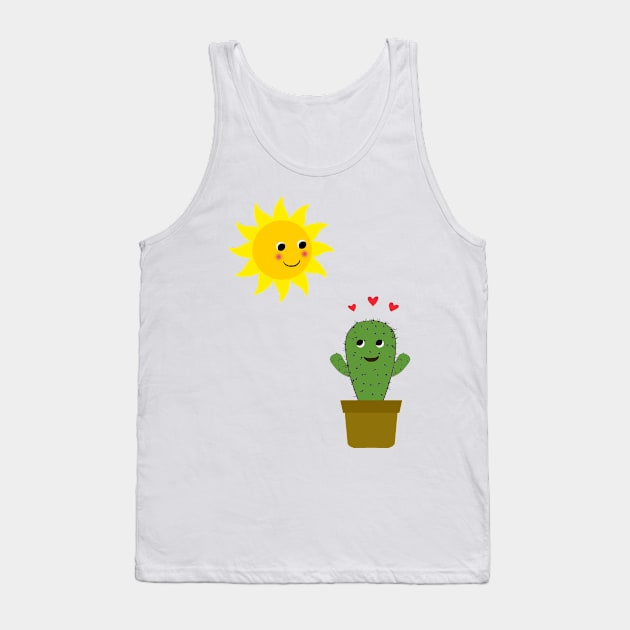 Cactus Crush Tank Top by wanungara